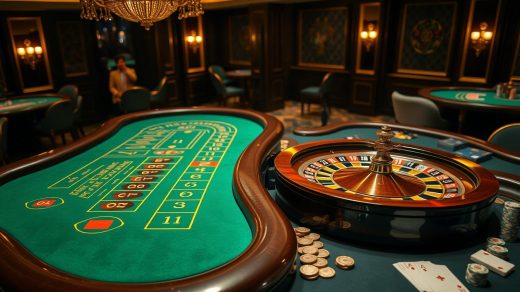 Permainan Live Casino Baccarat, Roulette, dan Blackjack