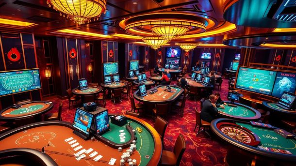 Live casino online resmi dengan fitur multi-table dan permainan interaktif